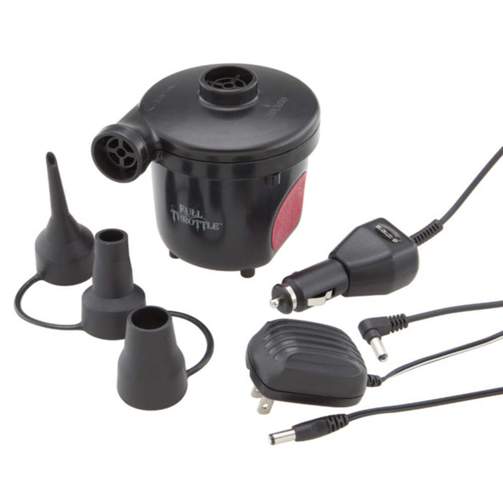 Misc. Accessories Full Throttle 4.50" RECHARGEABLE AIR PUMP BLK